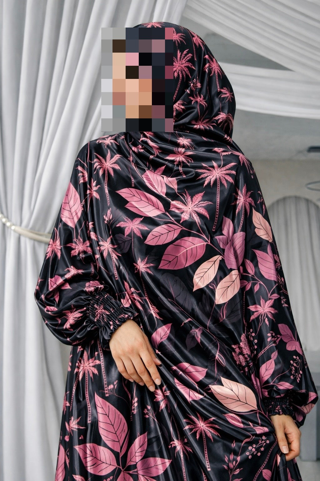 إسدال حرير أرماني فاخر