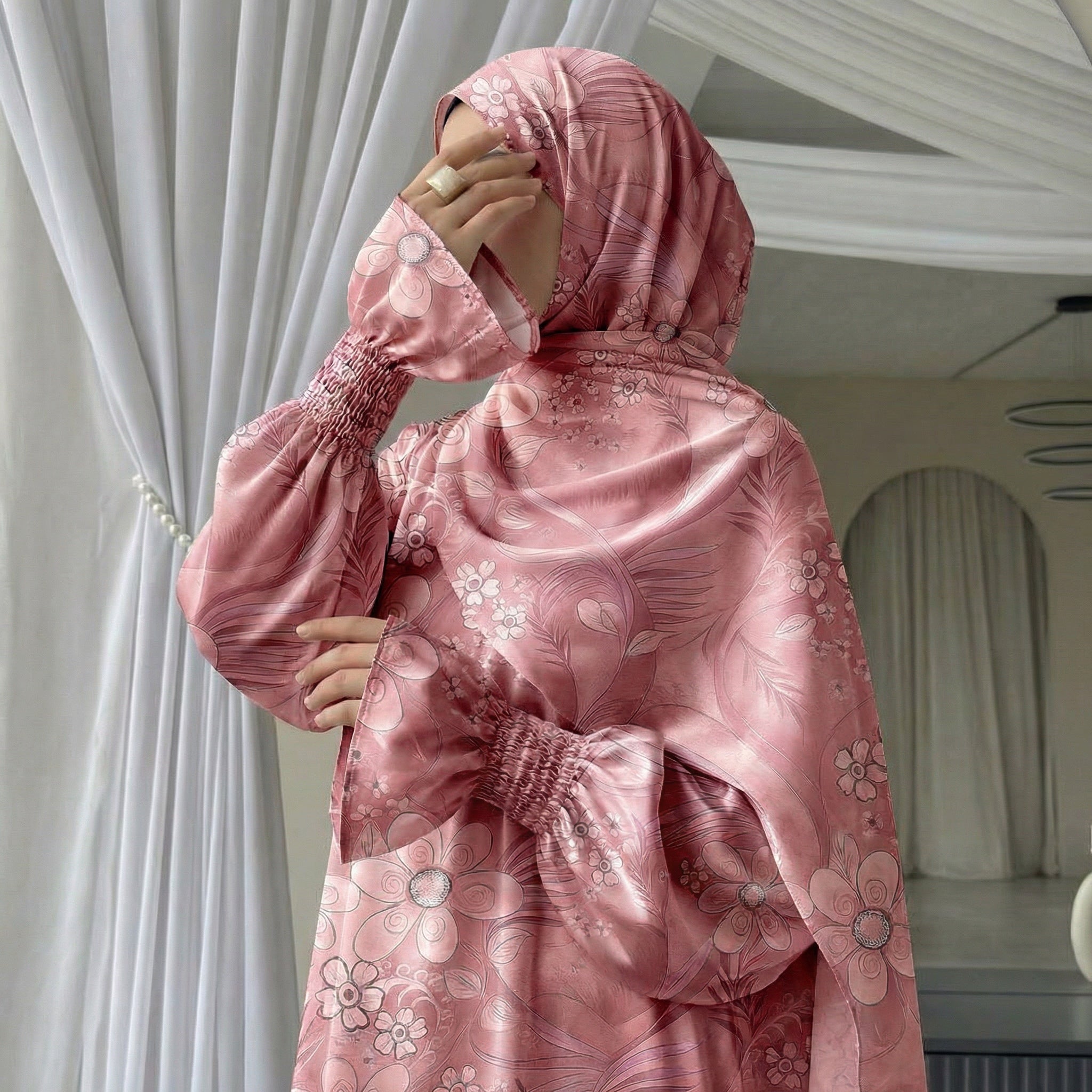 إسدال حرير أرماني فاخر